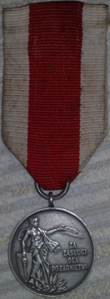Srebrny medal Za Zasługi dla Pożarnictwa